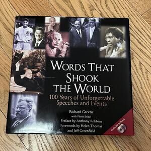 WORDS THAT SHOOK THE WORLD RICHARD GREENE WITH FLORIE BRIZEL‎ BOOK